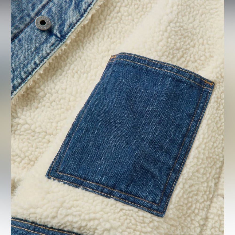 Denim Trucker Jacket- NWT - Picture 3 of 7